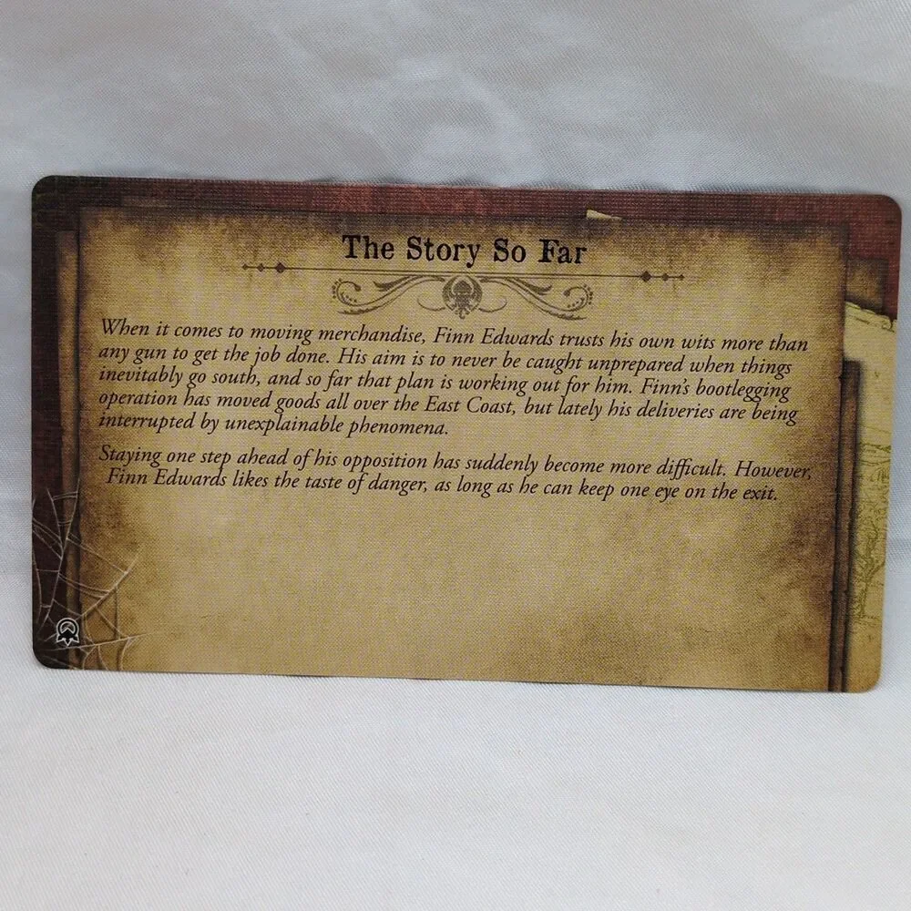 (4) Mansions Of Madness Streets Of Arkham Character Cards Only